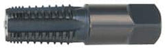 OSG - 1-1/4 - 11-1/2 NPTF, 5 Flutes, Oxide Finish, High Speed Steel, Interrupted Thread Pipe Tap - 1-5/16 Inch Shank Diameter, 1-5/16 Inch Shank Diameter, 1-3/4 Inch Thread Length, 0.98 Inch Square Size, 2-1/2 Chamfer, Series 108G - Americas Industrial Supply