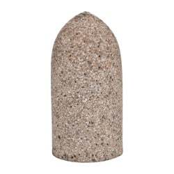 Grier Abrasives - Type 16, 1-1/2" Max Diam, 3" Head Thickness, 16 Grit Cone - Aluminum Oxide, Very Coarse Grade, 5/8-11 Shank Thread - Americas Industrial Supply