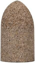 Grier Abrasives - Type 16, 1-3/4" Max Diam, 3" Head Thickness, 20 Grit Cone - Aluminum Oxide, Very Coarse Grade, 5/8-11 Shank Thread - Americas Industrial Supply