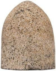 Grier Abrasives - Type 16, 2-3/4" Max Diam, 3-1/2" Head Thickness, 16 Grit Cone - Aluminum Oxide, Very Coarse Grade, 5/8-11 Shank Thread - Americas Industrial Supply