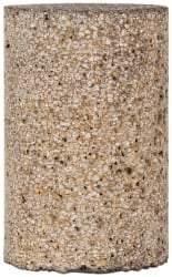 Grier Abrasives - Type 18, 1-1/2" Max Diam, 2-1/2" Head Thickness, 16 Grit Square Tip Plug - Aluminum Oxide, Very Coarse Grade, 5/8-11 Shank Thread - Americas Industrial Supply