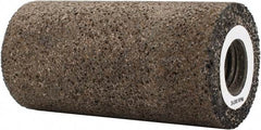 Grier Abrasives - Type 18, 1-1/2" Max Diam, 3" Head Thickness, 24 Grit Square Tip Plug - Aluminum Oxide, Very Coarse Grade, 5/8-11 Shank Thread - Americas Industrial Supply