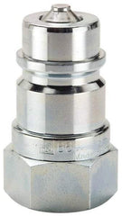 Parker - 1-1/16 NPTF Steel Hydraulic Hose Female Pipe Thread Nipple - 4,000 psi - Americas Industrial Supply