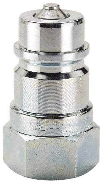 Parker - 1-1/16-12 SAE Steel Hydraulic Hose O-Ring Boss Nipple & Female Fitting - 4,000 psi - Americas Industrial Supply