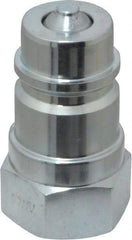Parker - 1/2 NPTF Steel Hydraulic Hose Female Pipe Thread Nipple - 4,000 psi - Americas Industrial Supply