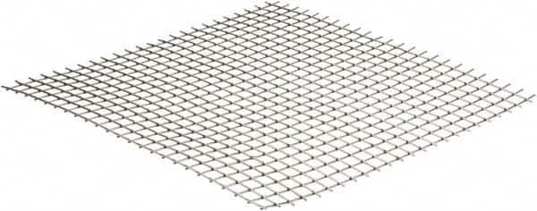 Value Collection - 16 Gage, 0.063 Inch Wire Diameter, 2 x 2 Mesh per Linear Inch, Stainless Steel, Welded Fabric Wire Cloth - 0.437 Inch Opening Width, 12 Inch Wide x 12 Inch Stock Length - Americas Industrial Supply