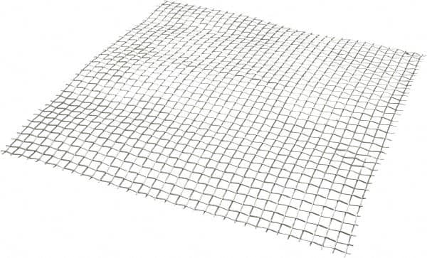 Value Collection - 18 Gage, 0.047 Inch Wire Diameter, 3 x 3 Mesh per Linear Inch, Stainless Steel, Welded Fabric Wire Cloth - 0.287 Inch Opening Width, 12 Inch Wide x 12 Inch Stock Length - Americas Industrial Supply