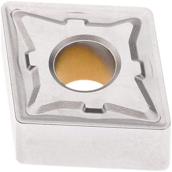 Seco - CNMG432 M5 Grade TP0501 Carbide Turning Insert - Al2O3 Finish, 80° Diamond, 1/2" Inscr Circle, 3/16" Thick, 1/32" Corner Radius - Americas Industrial Supply