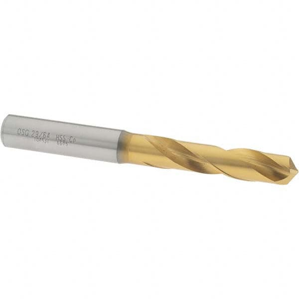 OSG - 29/64" 130° Spiral Flute Cobalt Screw Machine Drill Bit - Americas Industrial Supply