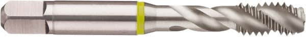 Guhring - M14x2.00 Metric Coarse 3 Flute 6H Modified Bottoming Spiral Flute Tap - Cobalt, Bright Finish, 3-19/32" OAL, Right Hand Flute, Right Hand Thread, Series 3903 - Americas Industrial Supply