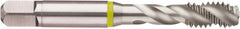 Guhring - M14x2.00 Metric Coarse 3 Flute 6H Modified Bottoming Spiral Flute Tap - Cobalt, Bright Finish, 3-19/32" OAL, Right Hand Flute, Right Hand Thread, Series 3903 - Americas Industrial Supply