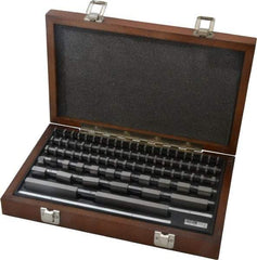 Fowler - 81 Piece, 0.05 to 4", Grade AS-1, Steel Gage Block Set - Rectangular - Americas Industrial Supply