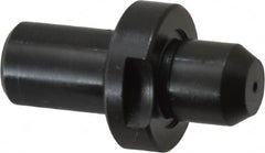 Gibraltar - 0.4834" Nose Diam, 1/2" Nose Length, 7/8" Collar Diam, Slip Fit Round Straight Locating Pin - Low Carbon Steel, 1/2" Tail Diam, 1-1/2" OAL, +0.0000" Tolerance - Americas Industrial Supply