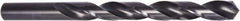 DORMER - 19.5mm 118° High Speed Steel Jobber Drill - Oxide Finish, Right Hand Cut, Spiral Flute, Straight Shank, 205mm OAL - Americas Industrial Supply