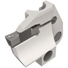 Iscar - 5mm Groove Width, 20mm Max Depth of Cut, Right Hand Cut, HFPAD Indexable Grooving Blade - HFPR/L Insert Style, Series Modular Grip - Americas Industrial Supply