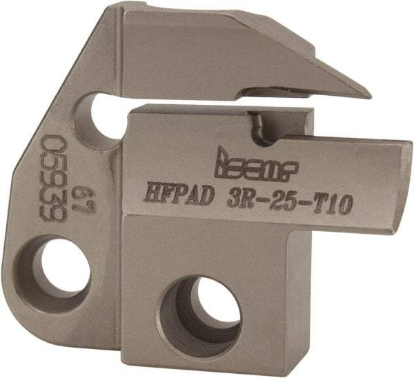 Iscar - 3mm Groove Width, 10mm Max Depth of Cut, Right Hand Cut, HFPAD Indexable Grooving Blade - GRIP, HGN-C, HGN-J, HGN-UT, HGPL Insert Style, Series Modular Grip - Americas Industrial Supply