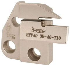 Iscar - 3mm Groove Width, 10mm Max Depth of Cut, Right Hand Cut, HFPAD Indexable Grooving Blade - GRIP, HGN-C, HGN-J, HGN-UT, HGPL Insert Style, Series Modular Grip - Americas Industrial Supply