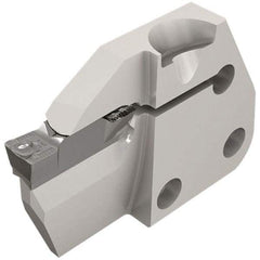 Iscar - 6mm Groove Width, 20mm Max Depth of Cut, Right Hand Cut, HFPAD Indexable Grooving Blade - HFPR/L Insert Style, Series Modular Grip - Americas Industrial Supply