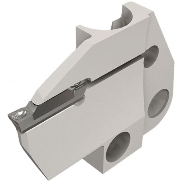 Iscar - 3mm Groove Width, 10mm Max Depth of Cut, Left Hand Cut, HFPAD Indexable Grooving Blade - GRIP, HGN-C, HGN-J, HGN-UT, HGPL Insert Style, Series Modular Grip - Americas Industrial Supply