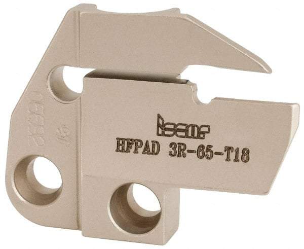 Iscar - 3mm Groove Width, 18mm Max Depth of Cut, Right Hand Cut, HFPAD Indexable Grooving Blade - GRIP, HGN-C, HGN-J, HGN-UT, HGPL Insert Style, Series Modular Grip - Americas Industrial Supply