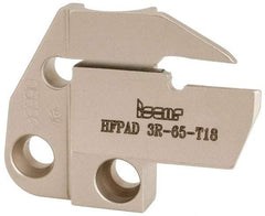 Iscar - 3mm Groove Width, 18mm Max Depth of Cut, Right Hand Cut, HFPAD Indexable Grooving Blade - GRIP, HGN-C, HGN-J, HGN-UT, HGPL Insert Style, Series Modular Grip - Americas Industrial Supply