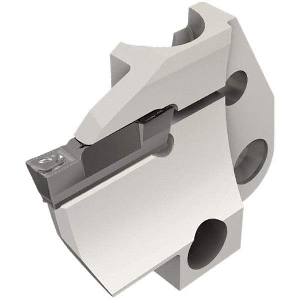 Iscar - 4mm Groove Width, 10mm Max Depth of Cut, Left Hand Cut, HFPAD Indexable Grooving Blade - DGN/DGNC/DGNM-C, DGNM-J/JS/JT, DGN-UT/UA, GRIP, HFPR/L, HGPL Insert Style, Series Modular Grip - Americas Industrial Supply