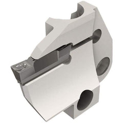 Iscar - 4mm Groove Width, 10mm Max Depth of Cut, Left Hand Cut, HFPAD Indexable Grooving Blade - DGN/DGNC/DGNM-C, DGNM-J/JS/JT, DGN-UT/UA, GRIP, HFPR/L, HGPL Insert Style, Series Modular Grip - Americas Industrial Supply