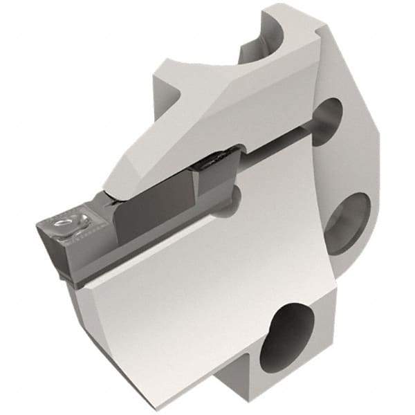 Iscar - 4mm Groove Width, 14mm Max Depth of Cut, Left Hand Cut, HFPAD Indexable Grooving Blade - DGN/DGNC/DGNM-C, DGNM-J/JS/JT, DGN-UT/UA, GRIP, HFPR/L, HGPL Insert Style, Series Modular Grip - Americas Industrial Supply