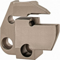 Iscar - 5mm Groove Width, 14mm Max Depth of Cut, Right Hand Cut, HFPAD Indexable Grooving Blade - HFPR/L Insert Style, Series Modular Grip - Americas Industrial Supply