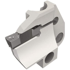 Iscar - 5mm Groove Width, 20mm Max Depth of Cut, Left Hand Cut, HFPAD Indexable Grooving Blade - HFPR/L Insert Style, Series Modular Grip - Americas Industrial Supply