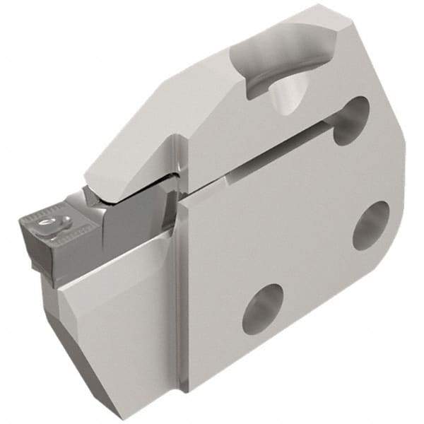 Iscar - Right Hand Cut, 6.35mm Insert Width, Cutoff & Grooving Support Blade for Indexables - 12mm Max Depth of Cut, 6mm Head Projection - Americas Industrial Supply