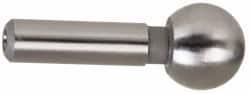 Gibraltar - 1/4" Ball Diam, 1/8" Shank Diam, Steel Inspection Tooling Ball - Slip-Fit Shank, 9/16" Ball Center to Shank Bottom - Americas Industrial Supply