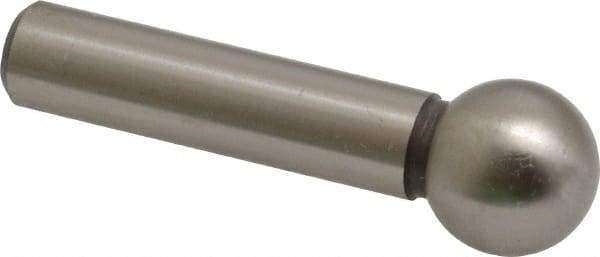 Gibraltar - 1/2" Ball Diam, 5/16" Shank Diam, Steel Inspection Tooling Ball - Slip-Fit Shank, 1-1/2" Ball Center to Shank Bottom - Americas Industrial Supply