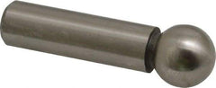 Gibraltar - 1/2" Ball Diam, 3/8" Shank Diam, Steel Inspection Tooling Ball - Slip-Fit Shank, 1-1/2" Ball Center to Shank Bottom - Americas Industrial Supply