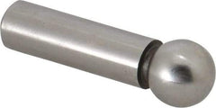 Gibraltar - 1/2" Ball Diam, 3/8" Shank Diam, Steel Inspection Tooling Ball - Press-Fit Shank, 1-1/2" Ball Center to Shank Bottom - Americas Industrial Supply