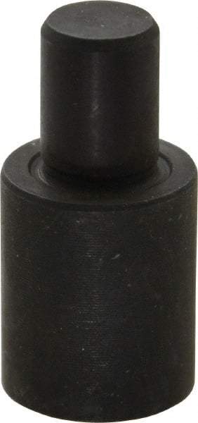 Gibraltar - 1-1/4" OAL, 3/4" Head Height, 5/8" OD, Hardened Steel, Ground, Press Fit Rest Button - Black Oxide Coating, 3/8" Pin Diam, 1/2" Long Pin - Americas Industrial Supply