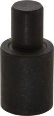 Gibraltar - 1-1/4" OAL, 3/4" Head Height, 5/8" OD, Hardened Steel, Ground, Press Fit Rest Button - Black Oxide Coating, 3/8" Pin Diam, 1/2" Long Pin - Americas Industrial Supply