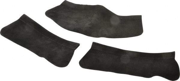 3M - Leather Helmet Throat for PAPR/SAR Headgear - Black, Compatible with Speedglas Helmets - Americas Industrial Supply