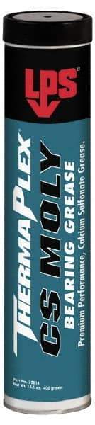 LPS - 14.1 oz Cartridge Calcium Extreme Pressure Grease - Gray/Black, Extreme Pressure, Food Grade & High Temperature, 425°F Max Temp, NLGIG 2, - Americas Industrial Supply