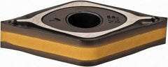 Iscar - DNMG431 NF Grade IC8250 Carbide Turning Insert - TiCN/Al2O3/TiN Finish, 55° Diamond, 1/2" Inscr Circle, 3/16" Thick, 1/64" Corner Radius - Americas Industrial Supply