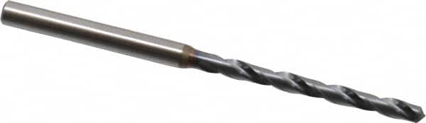 OSG - #31 130° Powdered Metal Jobber Drill - V Finish, Right Hand Cut, Spiral Flute, Straight Shank, 68mm OAL, Standard Point - Americas Industrial Supply