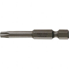 Wiha - T10 Power Bit - 1/4" Drive, 2" OAL - Americas Industrial Supply