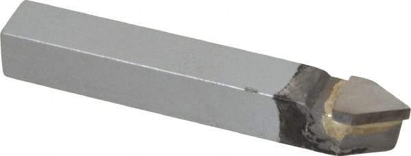 Accupro - 5/16 x 5/16" Shank, Threading Single Point Tool Bit - E-5, Grade Micrograin - Exact Industrial Supply