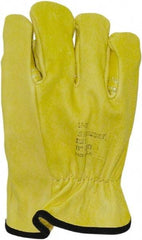 Salisbury by Honeywell - Class 0, Size M (7), 10" Long, Cowhide Leather Protector - Tan - Americas Industrial Supply