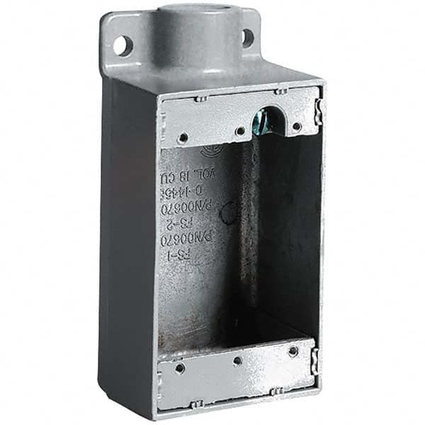 Hubbell Killark - Electrical Outlet Boxes & Switch Boxes Enclosure Type: Device Box Enclosure Shape: Rectangle - Americas Industrial Supply