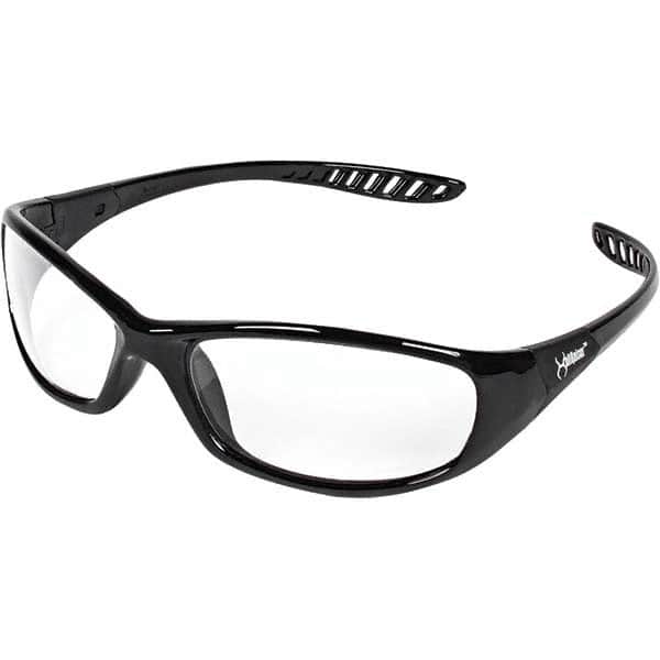 KleenGuard - Safety Glasses - CLR A/F LENS BLK FRM V40 HELLRAISER SFTY GLS - Americas Industrial Supply