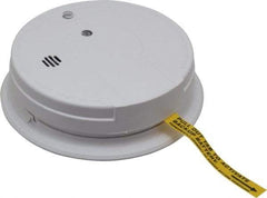 Kidde - 5.6 Inch Diameter, AC Wire In 120 Volt Smoke Alarm - 85 dB Decibel Rating, 9V Battery Included, Tamper Resistant, Interconnectable - Americas Industrial Supply