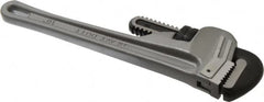 Paramount - 10" Aluminum Straight Pipe Wrench - 1-1/2" Pipe Capacity - Americas Industrial Supply