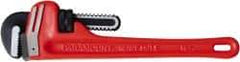 Paramount - 10" Cast Iron Straight Pipe Wrench - 1-1/2" Pipe Capacity - Americas Industrial Supply