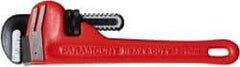 Paramount - 4 Piece, 8" to 18", Straight Pipe Wrench Set - Inch Measurement Standard, Aluminum Finish - Americas Industrial Supply